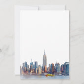 Elopement New York City Wedding Reception 招待状 (裏面)