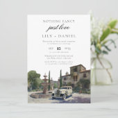 Elopement Old Money Estate Wedding Reception 招待状 (スタンド正面)