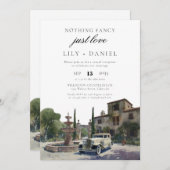 Elopement Old Money Estate Wedding Reception 招待状 (正面/裏面)