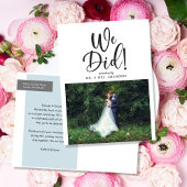 Elopement/sの更新結婚写真を作成 案内ポストカード