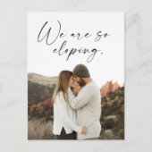 Eloping's Update Photo 結婚 Announcement Po 案内ポストカード (正面)