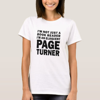 Eloquent Page Turner Book Lover Tシャツ