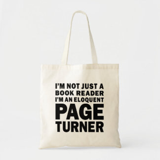 Eloquent Page Turner Bookish Lover トートバッグ