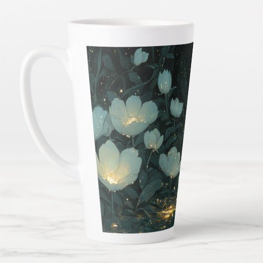 Elowen's Midnight Hollow — Enchanted Forest Mug カフェラテマグ (左)