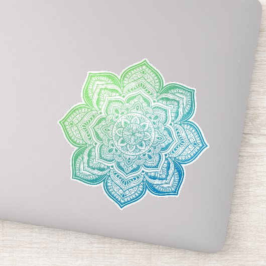 Elowyn Mandala Custom-Cut Vinyl Sticker シール (詳細)
