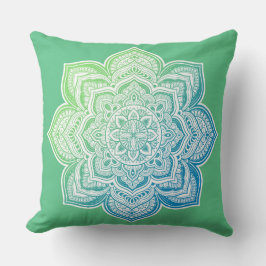 Elowyn Mandala Throw Pillow クッション