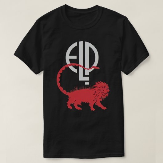 ELP Manticore Logo Classic T-Shirt Tシャツ (デザイン正面)