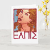 Elpisグリーティングカード カード (黄色い花)