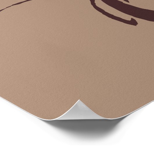 ELROND™名無地の前 ポスター (角)