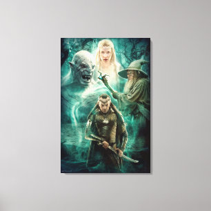ELROND™、Azog、Galadriel、およびGandalfグラフィック キャンバスプリント