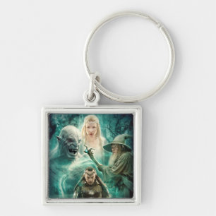 ELROND™、Azog、Galadriel、およびGandalfグラフィック キーホルダー