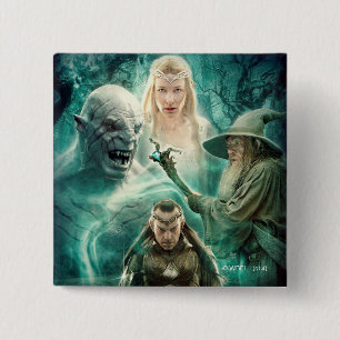 ELROND™、Azog、Galadriel、およびGandalfグラフィック 缶バッジ