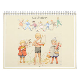 Elsa Beskow 2ページレイアウトウォールカレンダー カレンダー