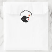 Elsevier抗議ステッカー ラウンドシール (バッグ)