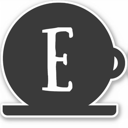 Elsewhere Cafe Mini Logo Light Mode シール (正面)