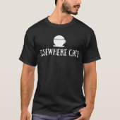 Elsewhere Cafe V2 Dark Mode Tシャツ (正面)