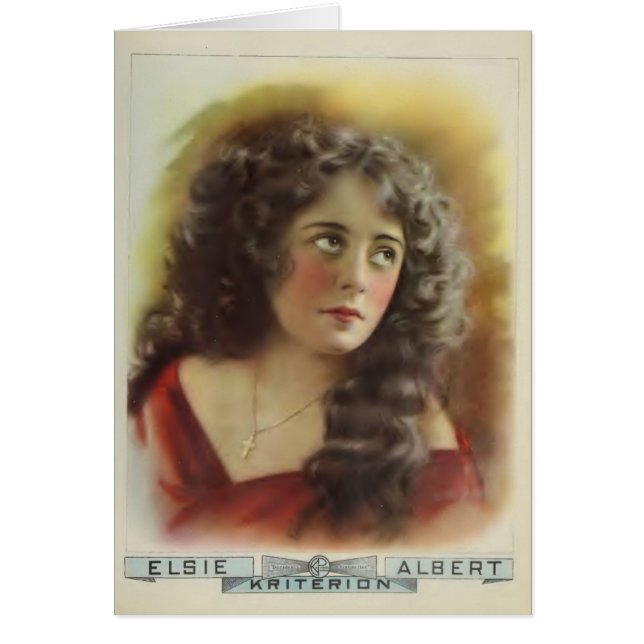 Elsieアルバート1915年の無声映画の展示者の広告 (正面)
