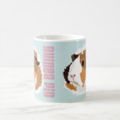 「Elsie」のレトロのモルモットのマグ コーヒーマグカップ (中央)