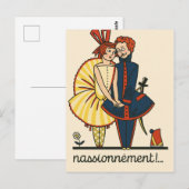 Elsie Denise Millonによる「Passionnément!」 ポストカード (正面/裏面)