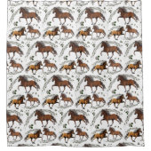 Elska踊りと花 シャワーカーテン (正面)