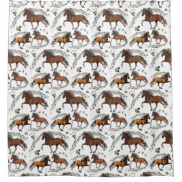 Elska踊りと花 シャワーカーテン