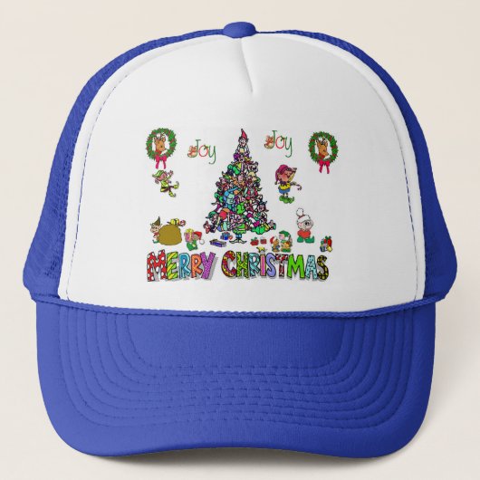 elvenのクリスマスの球の帽子 キャップ (正面)