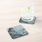 Elvenビデオゲーマーファンタジープラスチック飲み物用コースター コースター (右側)