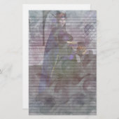 Elvenファンタジーひな形（オプション行あり） 便箋 (正面/裏面)