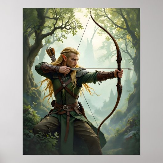 Elven Archer of the Woodland Realm ポスター (正面)