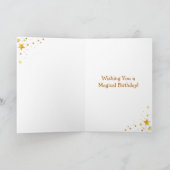 Elven Fairy with Clarinet | Magical Birthday カード (内部)