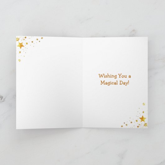 Elven Fairy with Clarinet | Miss You カード (内部)