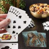 Elven Queen of the Veil – Fantasy Portrait トランプ (インサイチュ)