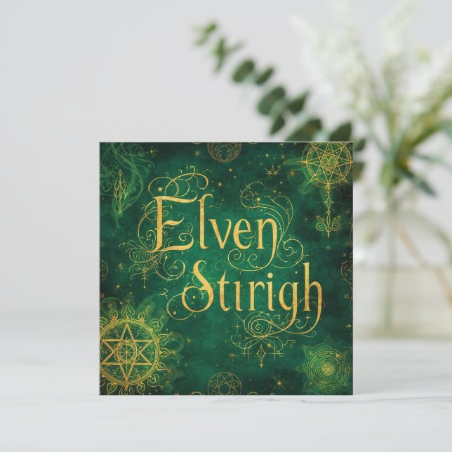Elven Stirigh – Sigils in Green (スタンド正面)