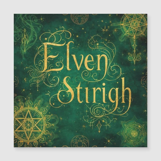 Elven Stirigh – Sigils in Green (正面)