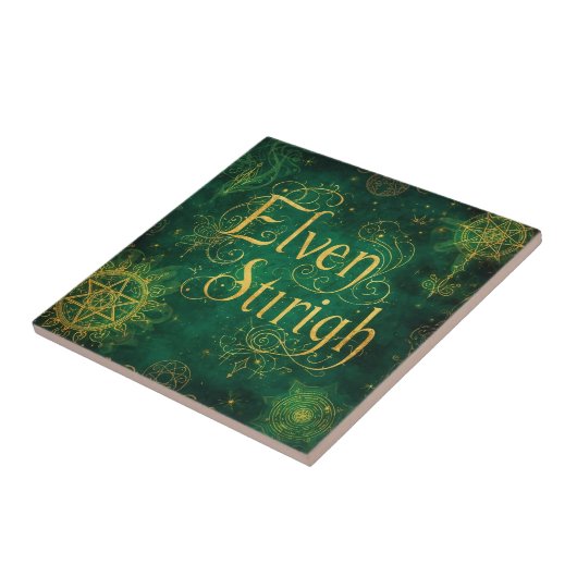 Elven Stirigh – Sigils in Green タイル (側面)