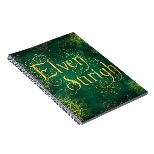 Elven Stirigh – Sigils in Green ノートブック (右側)