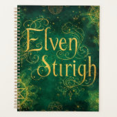 Elven Stirigh – Sigils in Green プランナー手帳 (正面)