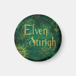 Elven Stirigh – Sigils in Green マグネット