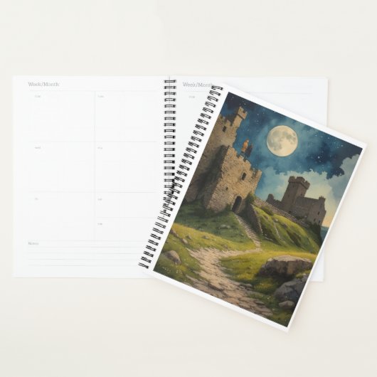 Elves Ancient Ireland Under the Night Sky Planner プランナー手帳 (ディスプレー)