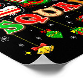 Elves Family Christmas Matching Pajamas Xmas Elf S ポスター (角)