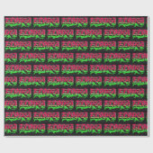 Elvira Vorname Name Graffiti red green ラッピングペーパー (フラット)