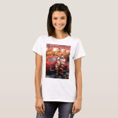 Elvisおよびマリリンのクリスマス Tシャツ (正面フル)