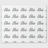 Elvisの芸術的な一流のデザイン ラッピングペーパー (フラット)