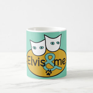 「Elvis及び私」11のozの水のクラシックのマグ コーヒーマグカップ