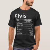 ELVIS栄養誕生日パーソナライズされた名G Tシャツ (正面)