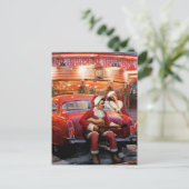 Elvis and Marilyn Christmas シーズンポストカード (スタンド正面)