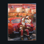 Elvis and Marilyn Christmas シーズンポストカード<br><div class="desc">Elvis and Marilyn Christmas</div>