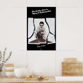 Elvis Costello 1977 Promo Poster Print 1 ポスター (キッチン)