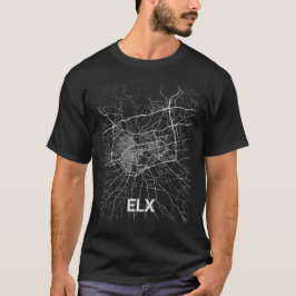 Elx都市地図(大活字) Tシャツ
