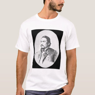 ElyサミュエルParkerの(1828-95年の)セネカ人の責任者およびFeder Tシャツ